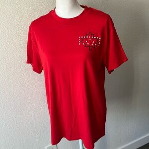 NEW Lululemon RARE Canada All Yours Tee - Size 4 - Red